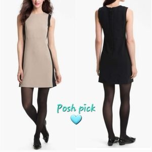 *NWT* Kate Spade tan & black office dress